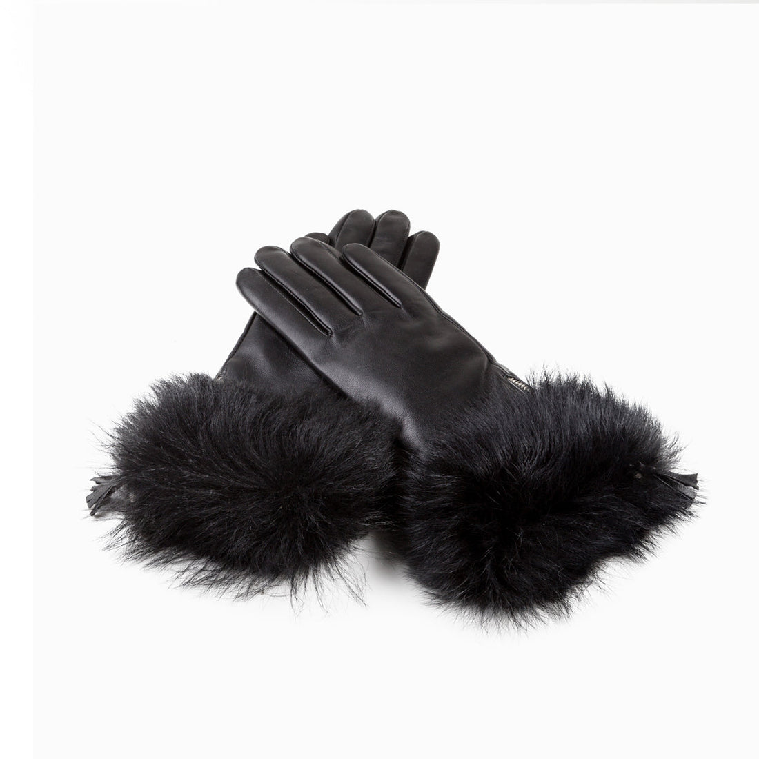 Ugg Gianna Touch Screen Fur Glove-Gloves-PEROZ Accessories