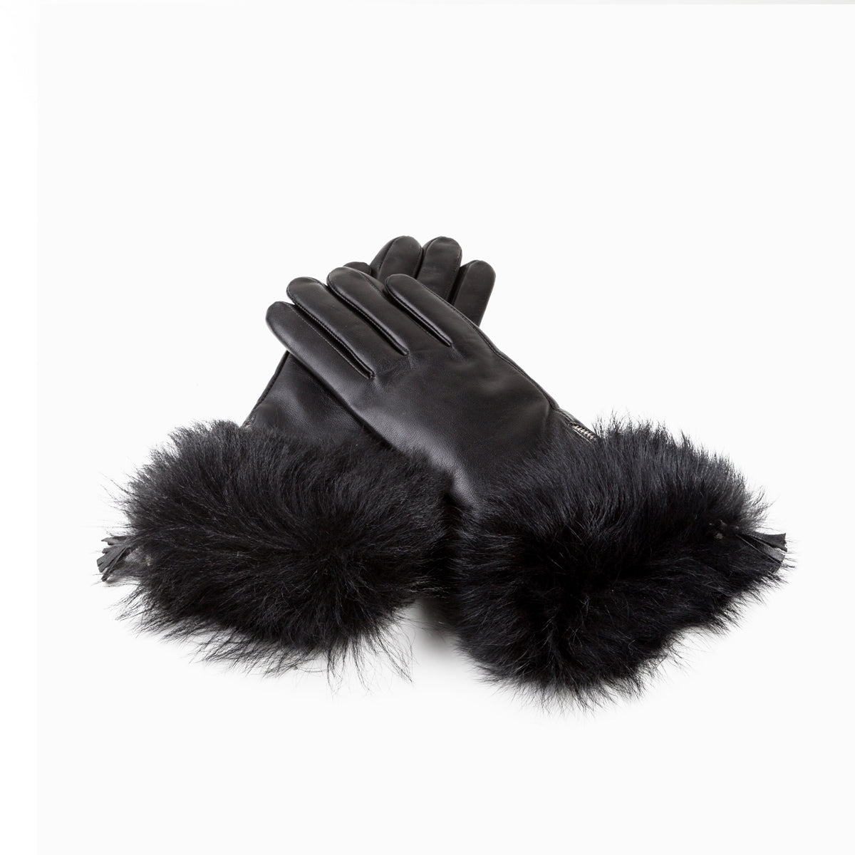 Ugg Gianna Touch Screen Fur Glove-Gloves-PEROZ Accessories