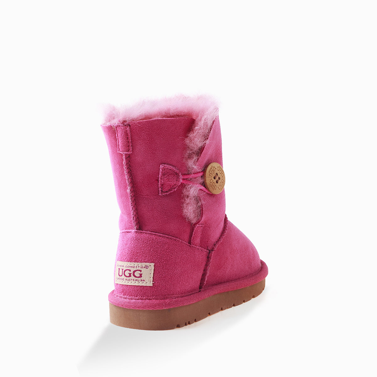 Ugg Kids Ugg Button Boots (Water Resistant)-Kid Boots-PEROZ Accessories