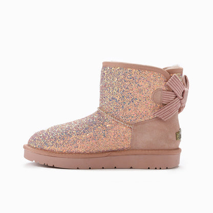 Ugg Valerie Bailey Bow Glitter Boots-Boots-PEROZ Accessories