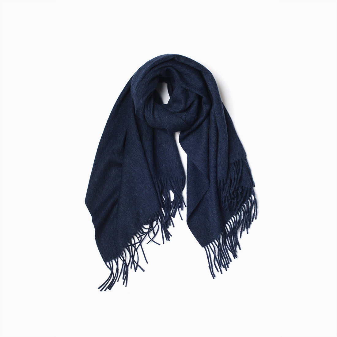 Ugg Cashmere &amp; Wool Wrap Navy-Wrap-PEROZ Accessories