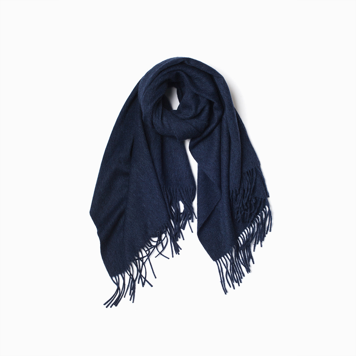 Ugg Cashmere &amp; Wool Wrap Navy-Wrap-PEROZ Accessories