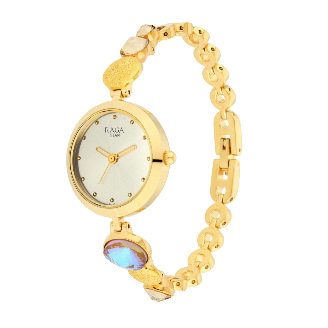 Titan Raga Moments Of Joy Mother of Pearl Dial Women Watch With Metal Strap-PEROZ Accessories