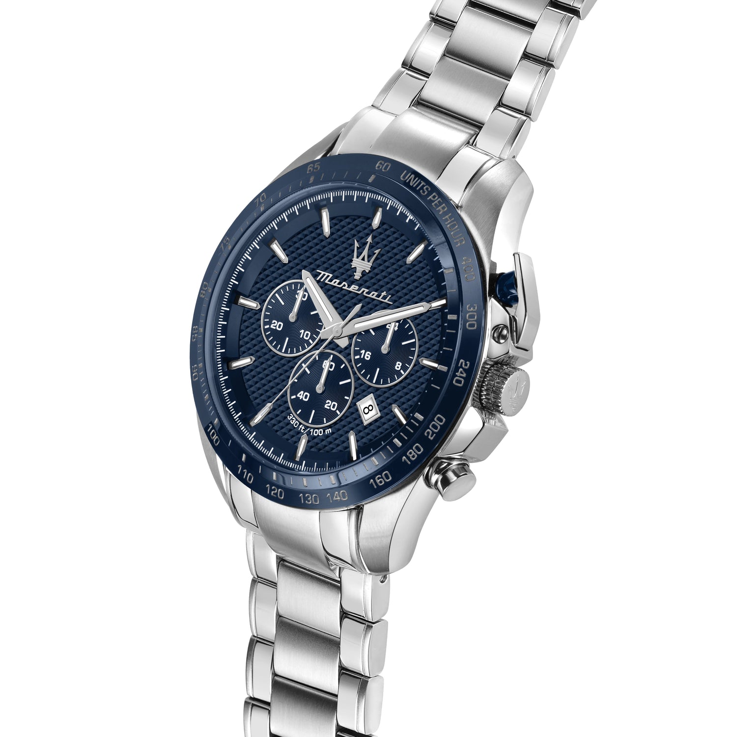 Maserati Traguardo 45mm Stainless Steel Chronograph Watch-PEROZ Accessories