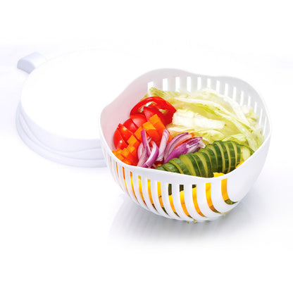 Instant Salad Maker Tool Easy Convenient Quick Healthy Vegetable Slicer-Small Kitchen Appliances-PEROZ Accessories