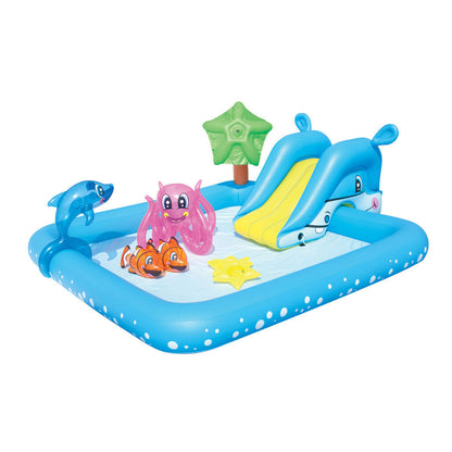 308L Fantastic Aquarium-Themed Play Centre with Detachable Slide-Home &amp; Garden > Pool &amp; Accessories > Pool Toys &amp; Inflatables-PEROZ Accessories