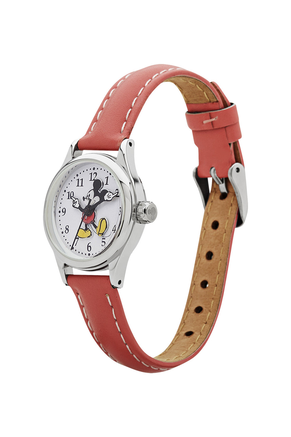 Disney Petite Mickey Pink Leather Watch-PEROZ Accessories