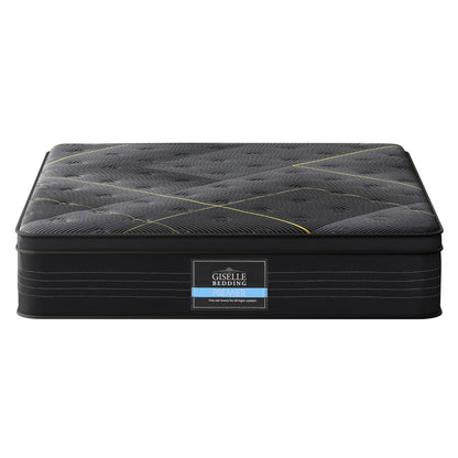 35cm Giselle Mattress Queen Bed Bamboo Pocket Firm Foam-Furniture > Mattresses > Queen Mattress-PEROZ Accessories