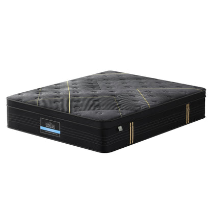 35cm Giselle Mattress Queen Bed Bamboo Pocket Firm Foam-Furniture > Mattresses > Queen Mattress-PEROZ Accessories