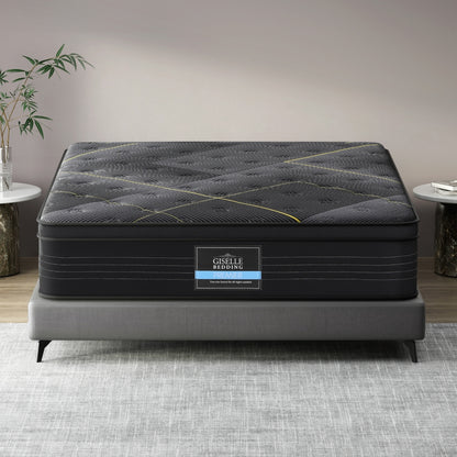 35cm Giselle Mattress Queen Bed Bamboo Pocket Firm Foam-Furniture > Mattresses > Queen Mattress-PEROZ Accessories