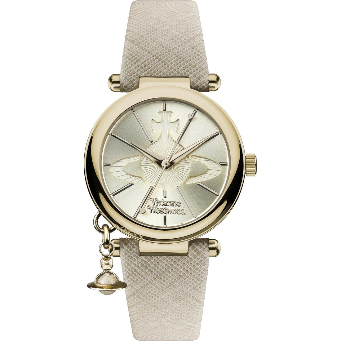 Vivienne Westwood Orb Pop Watch Cream Gold-PEROZ Accessories