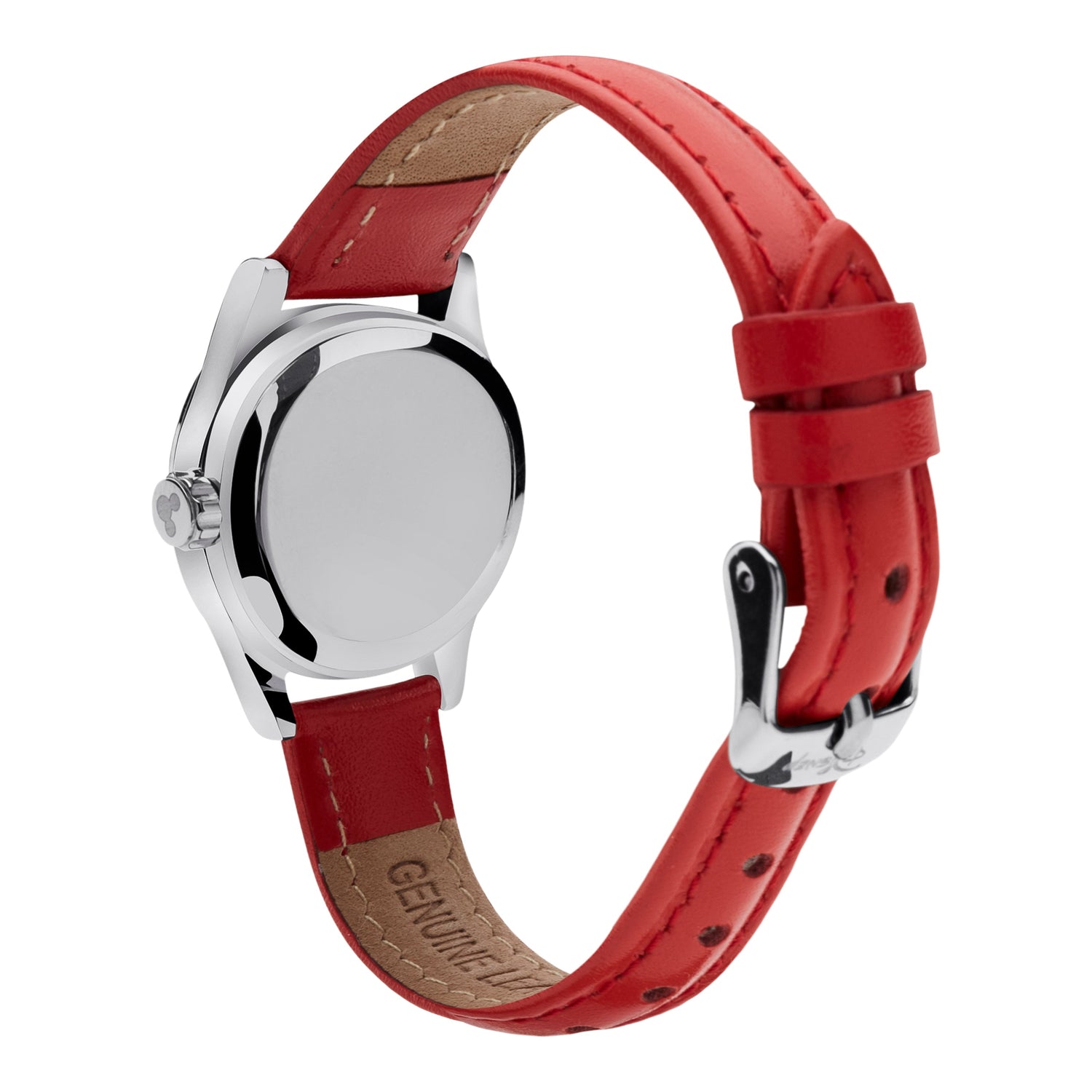 Disney Petite Mickey &amp; Minnie in Love Red Watch-PEROZ Accessories