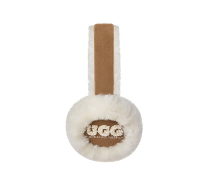 AUSTRALIAN SHEPHERD  UGG Women Sheepskin Wool Cloud Earmuff