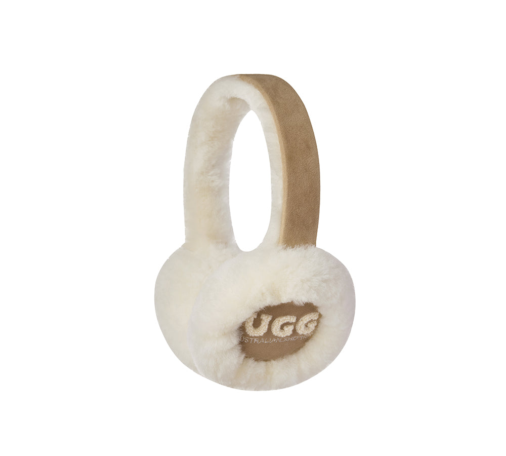 AUSTRALIAN SHEPHERD  UGG Kids Sheepskin Wool Cloud Earmuff
