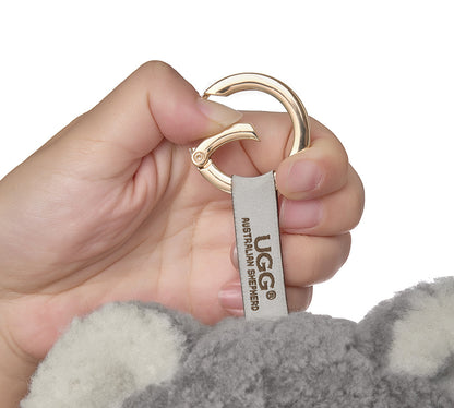 Large Koobi Keyring Australian Shepherd UGG