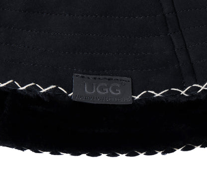 AUSTRALIAN SHEPHERD® Fluffy Sheepskin Wool Bucket Stacea Hat (Copy) UGG AUSTRALIAN SHEPHERD