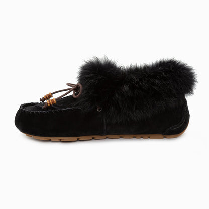 Ugg Fluff Tassel Moccasin (Inner Wedge)-Loafers &amp; Moccasins-PEROZ Accessories