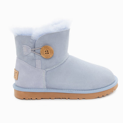 Ugg Classic Mini Button Boots (Water Resistant)-Boots-PEROZ Accessories