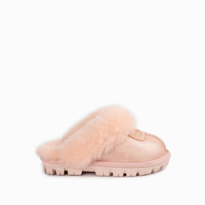 Ugg Kids Coquette Metallic Slipper-Slippers-PEROZ Accessories