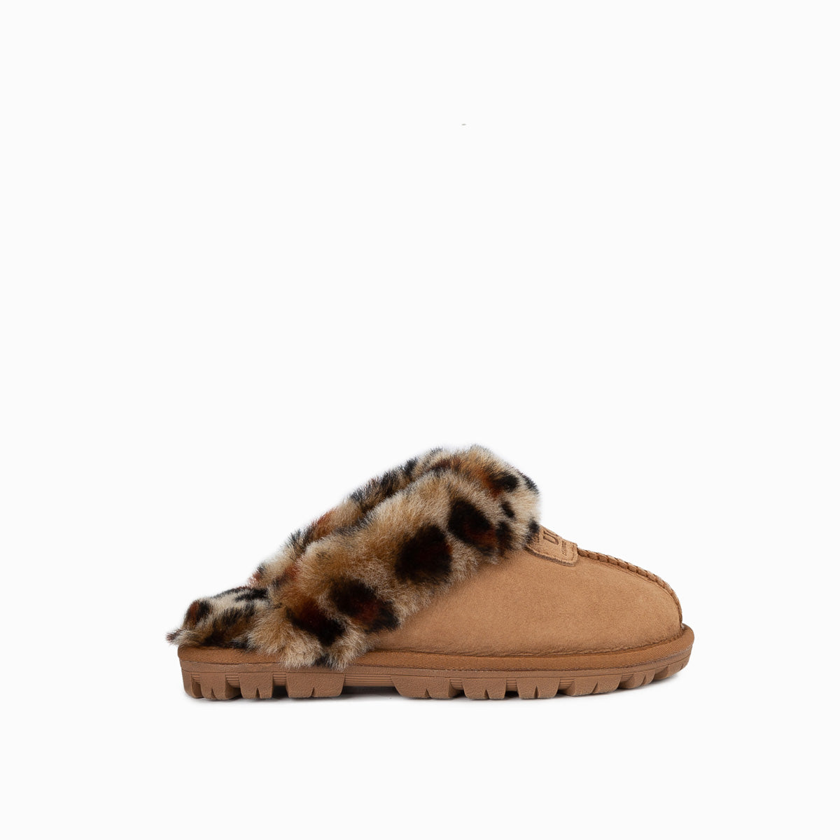 Ugg Kids Coquette Slipper (Leopard Print)(Water Resistant)-Slippers-PEROZ Accessories