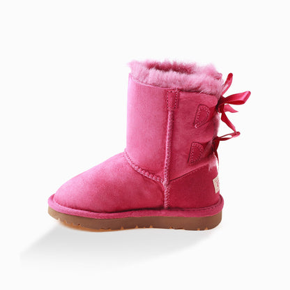 Ugg Kids 2 Ribbon Boots (Water Resistant)-Kid Boots-PEROZ Accessories