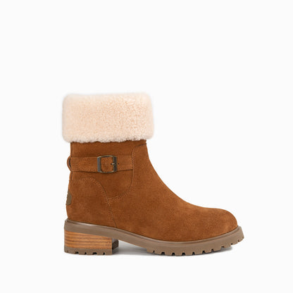 Ugg Violet Ankle Zip Boots-Boots-PEROZ Accessories