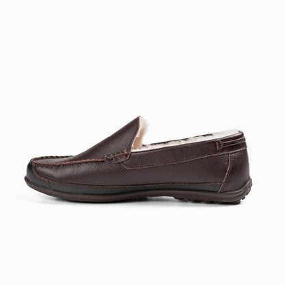 Ugg Mens Ryan Plain Moccasin-Loafers &amp; Moccasins-PEROZ Accessories
