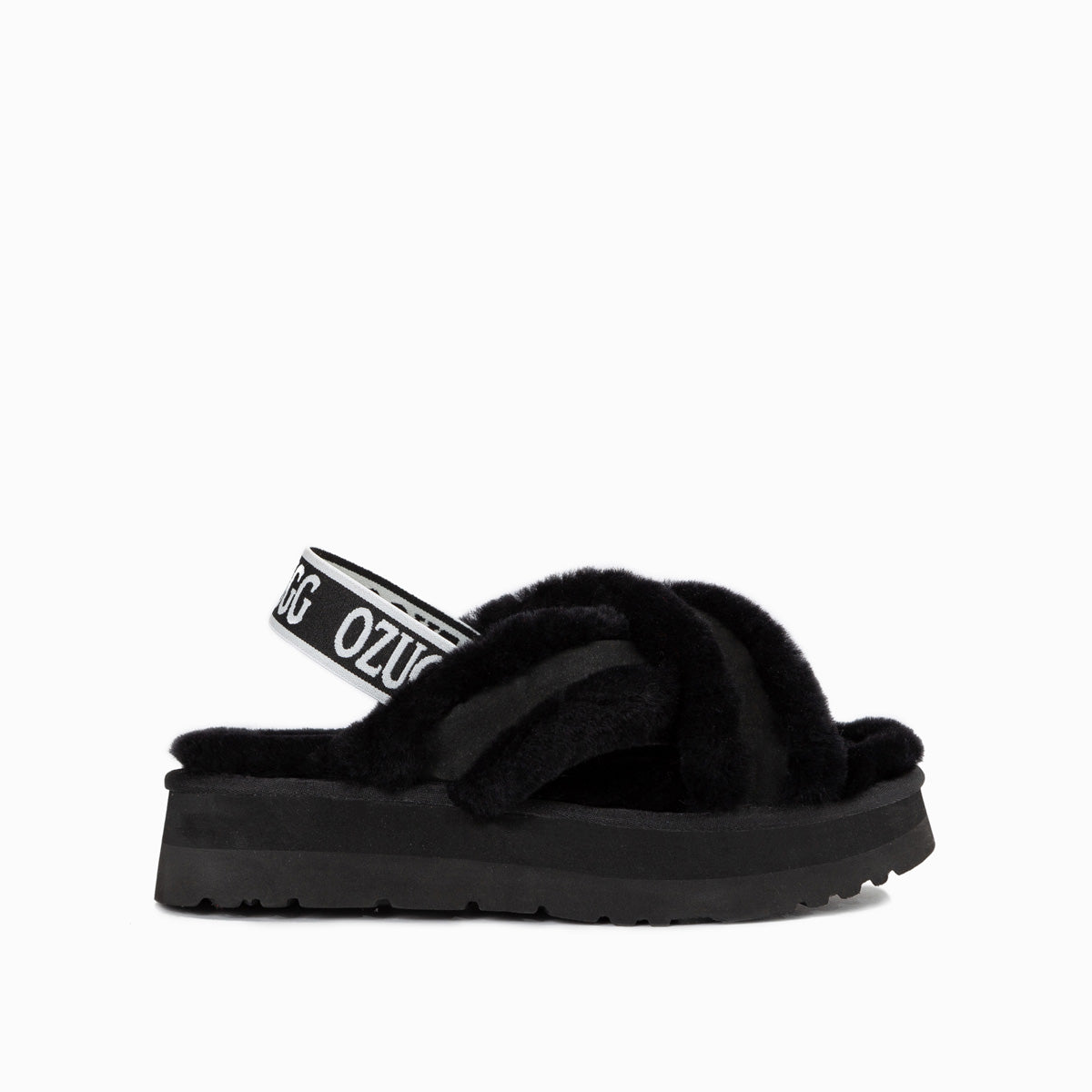 Ugg Adele Platform Slipper(Elastic Backstrap) (Water Resistant)-Slippers-PEROZ Accessories