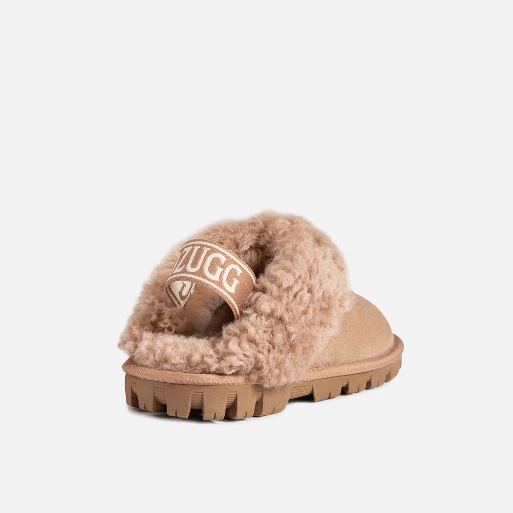 Ugg Coquette Curly Slipper (Elastic Backstrap)-LADIES UGG-PEROZ Accessories