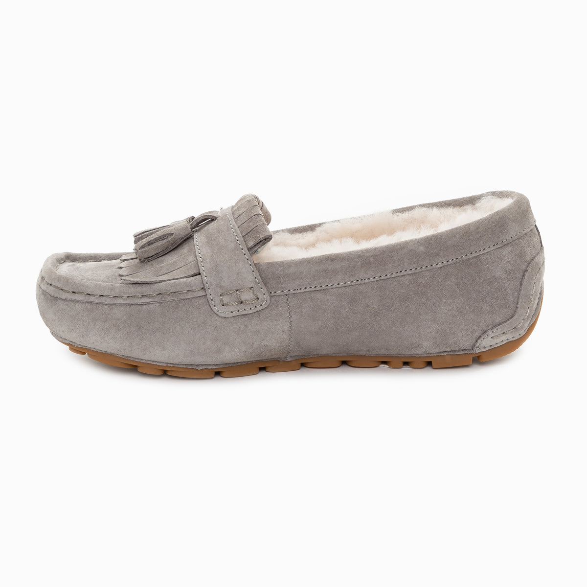 Ugg Rylee Tassel Moccasins (Inner Wedge)-Loafers &amp; Moccasins-PEROZ Accessories