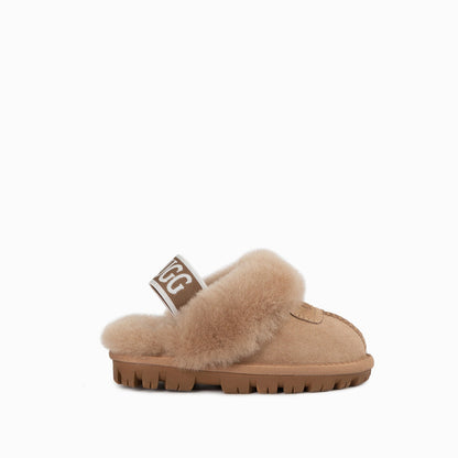 Ugg Kids Coquette Slipper (Elastic Backstrap)( Water Resistant)-Slippers-PEROZ Accessories