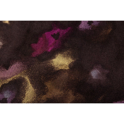 100% Australian Wool Print Scarf Purple-Scarves-PEROZ Accessories