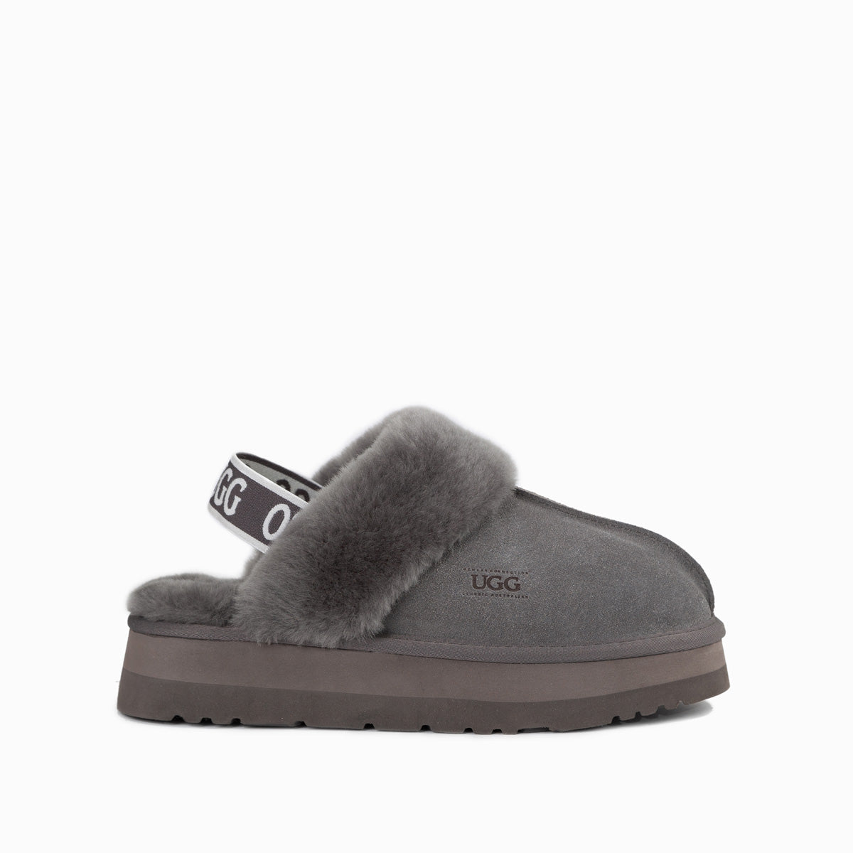 Ugg Platform Slipper (Elastic Backstrap)-Slippers-PEROZ Accessories