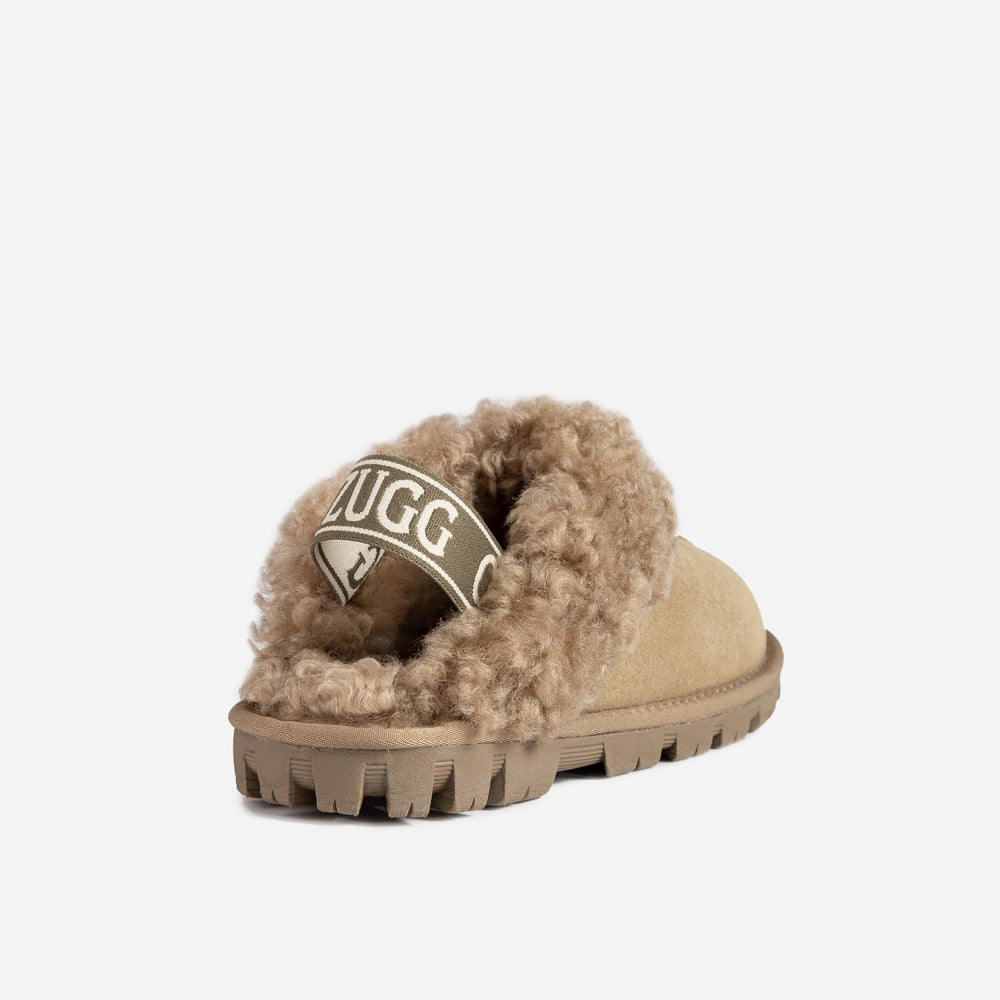 Ugg Coquette Curly Slipper (Elastic Backstrap)-LADIES UGG-PEROZ Accessories