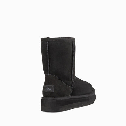 Ugg Classic Platform Short Boots (Water Resistant)-Boots-PEROZ Accessories