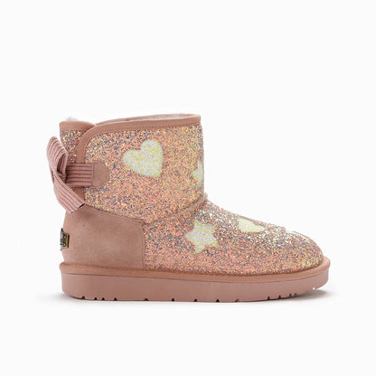 Ugg Valerie Bailey Bow Glitter Boots-Boots-PEROZ Accessories