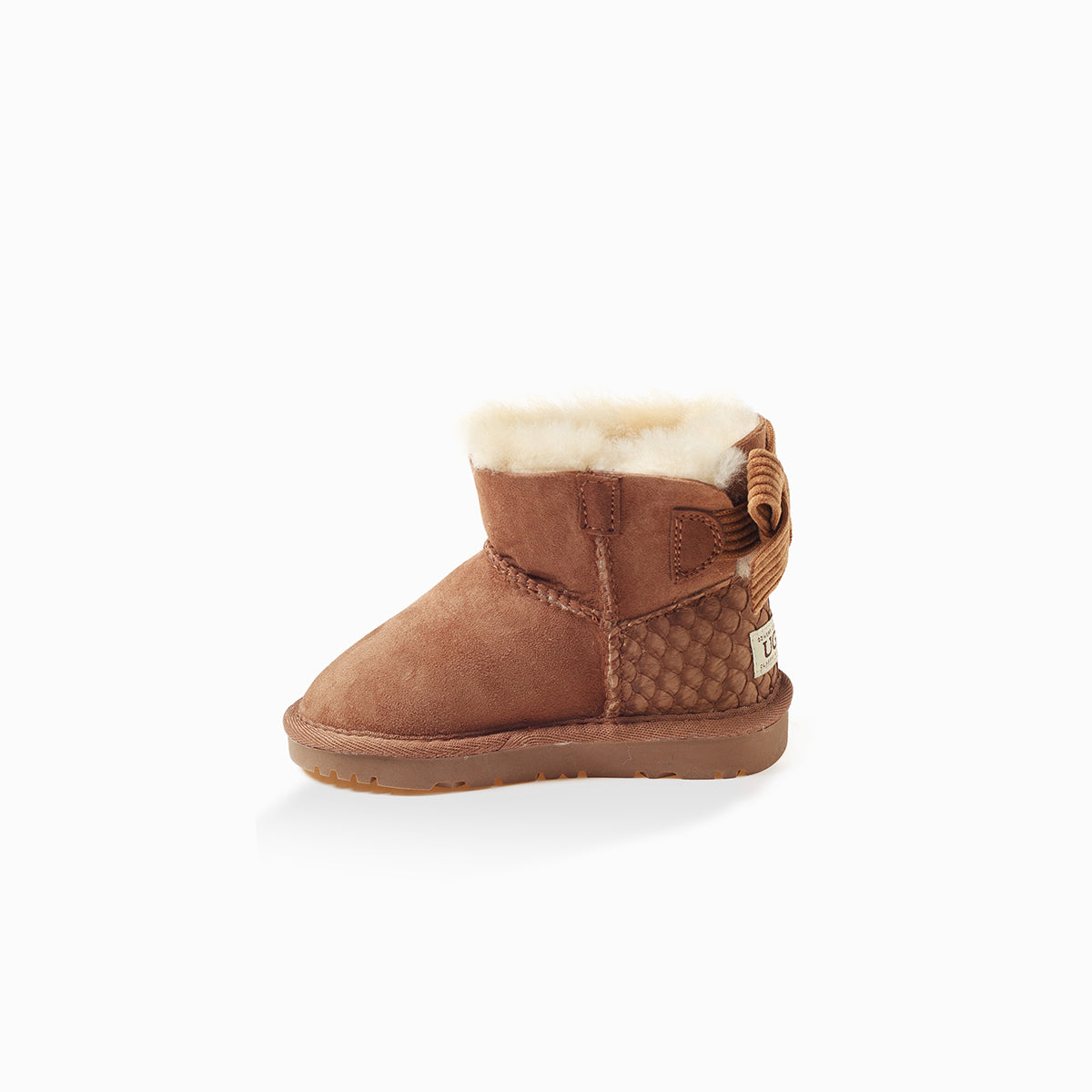 Ugg Kids One Bailey Bow Corduroy Boots (Water Resistants)-Kid Boots-PEROZ Accessories