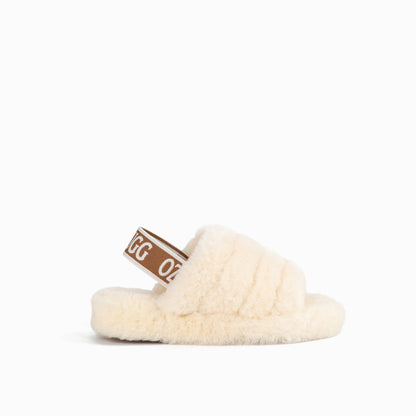 Ugg Kids Brooklyn Fluff Slide-Slides-PEROZ Accessories