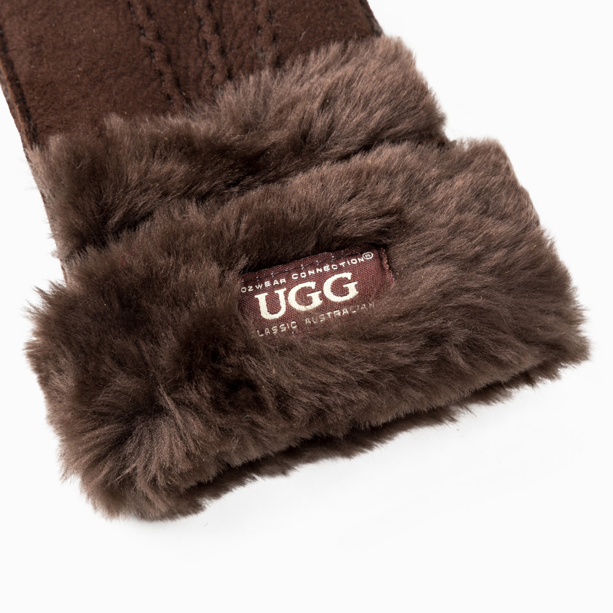 Ugg Sheepskin Double Cuff Glove-Gloves-PEROZ Accessories