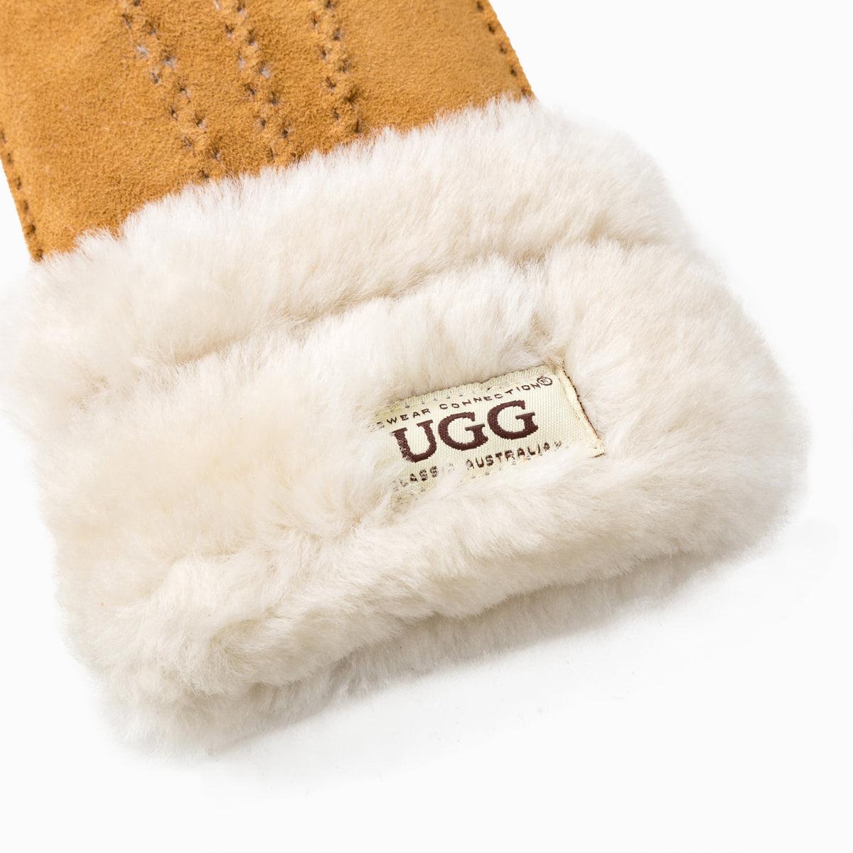 Ugg Sheepskin Double Cuff Glove-Gloves-PEROZ Accessories