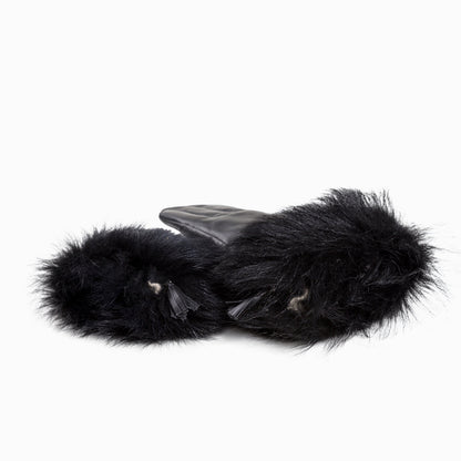 Ugg Gianna Touch Screen Fur Glove-Gloves-PEROZ Accessories