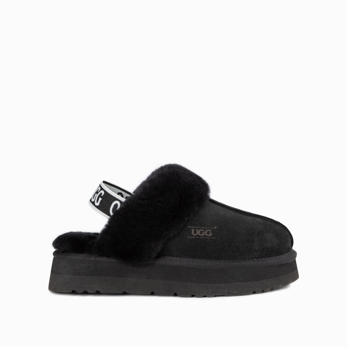 Ugg Platform Slipper (Elastic Backstrap)-Slippers-PEROZ Accessories