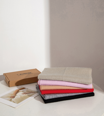 EVERAU Eva Plain Wool Scarf - EA8019-PEROZ Accessories