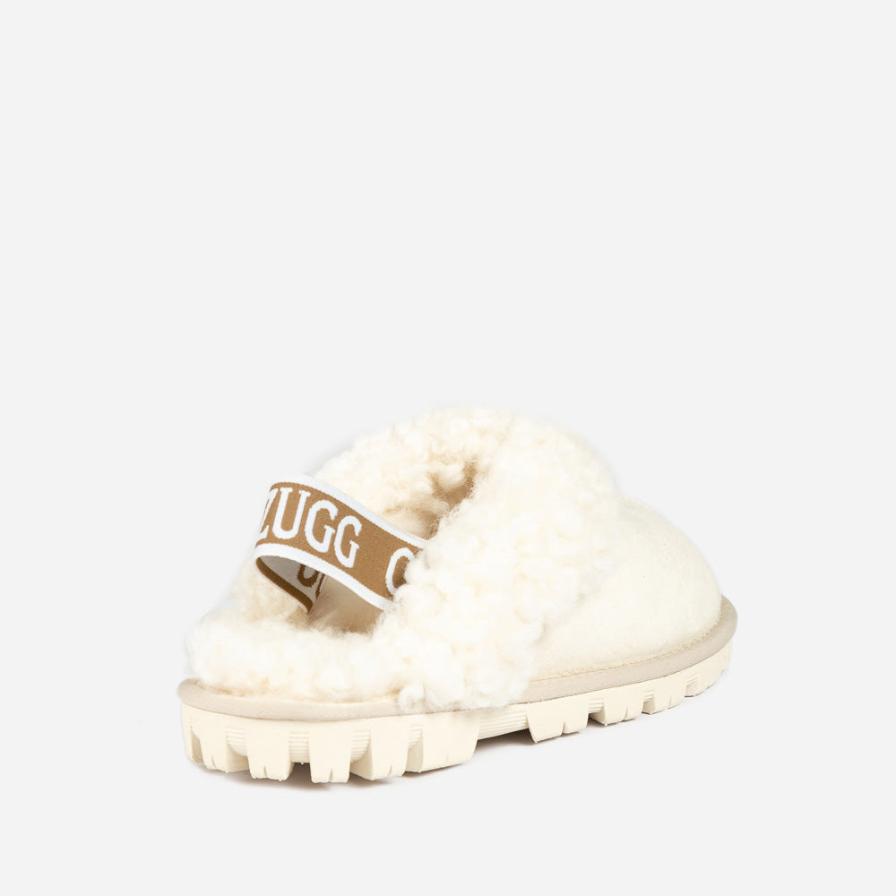 Ugg Coquette Curly Slipper (Elastic Backstrap)-LADIES UGG-PEROZ Accessories