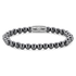 Rebel and Rose Grey Silver DV 6mm Bracelet-PEROZ Accessories