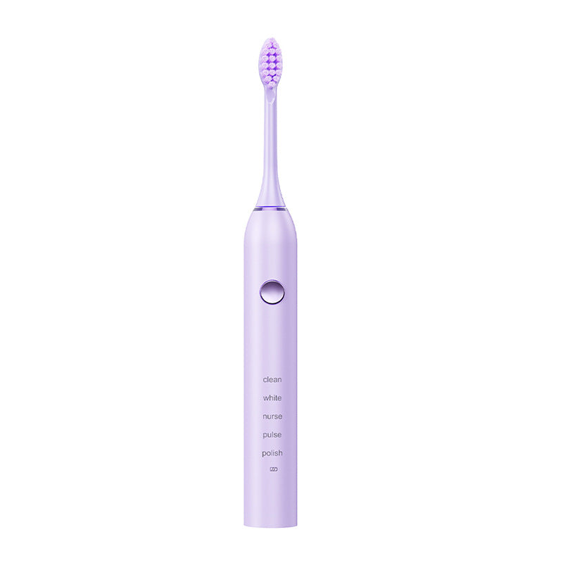 4 Brush Heads + Holder + Toothbrush Case Advanced Sonic Electric Toothbrush with 5 Modes, Smart Timer &amp; Type-C Charging - For Adults &amp; Kids-Oral Care-PEROZ Accessories
