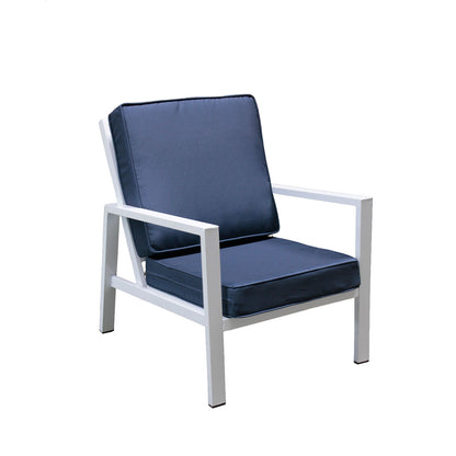 Milano 4pc Outdoor Furniture Lounge Patio Setting Coffee Table Chairs Garden Set-Outdoor Chairs &amp; Lounges-PEROZ Accessories
