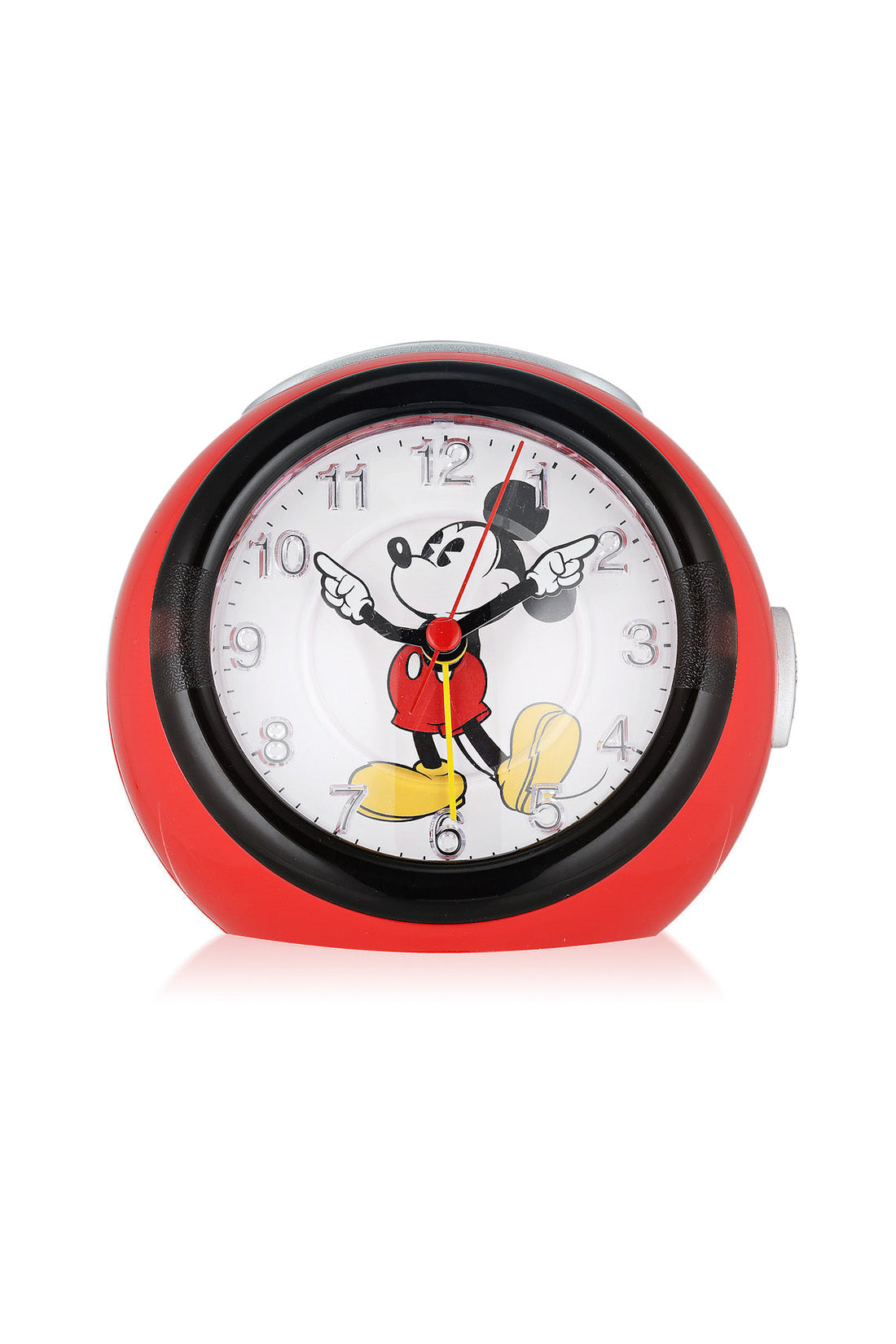 Disney Mickey 12cm Red Musical Alarm Clock-PEROZ Accessories