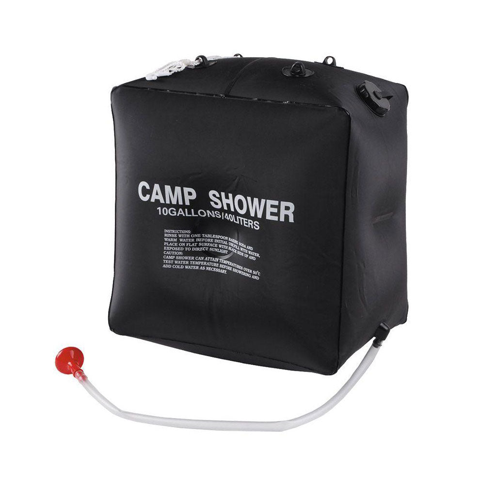 40L Craig Camp Shower Bag Solar Heated Water Pipe Portable Camping Hiking Travel-Outdoor Recreation &gt; Camping &gt; Portable Toilets &amp; Showers-PEROZ Accessories
