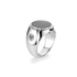 Rebel and Rose Ring Round Onyx Lowneck-PEROZ Accessories